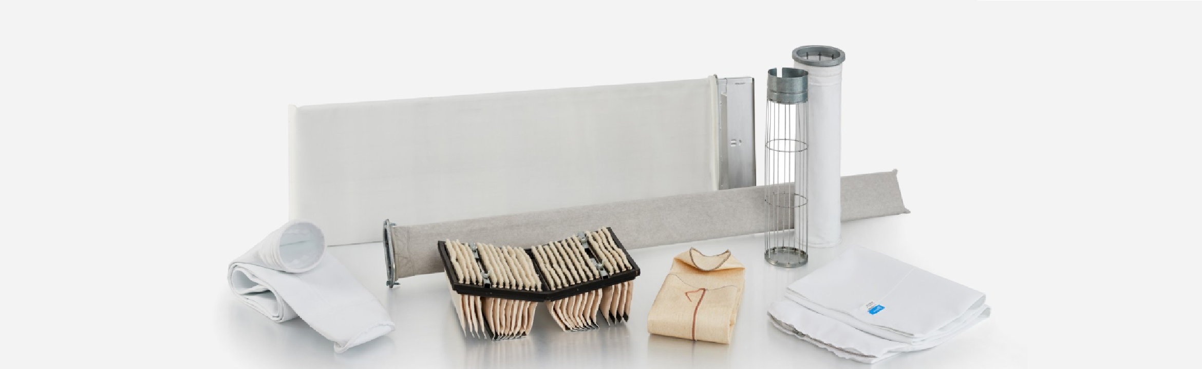 Bag filtration elements